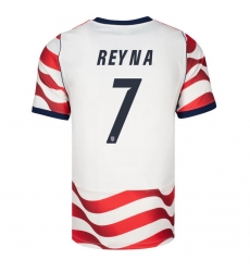 USA 2026 FIFA World Cup Soccer White Jersey Set ( Have Shorts ) Giovanni Reyna #7