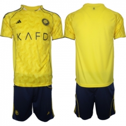 Men Al Nassr 2026 Soccer Jerseys Yellow BLANK