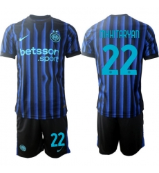 Men Internazionale 2026 Soccer Jerseys BlueBlack #22 MKHITARYAN Men Internazionale 2026 Soccer Jerseys BlueBlack #22 MKHITARYAN