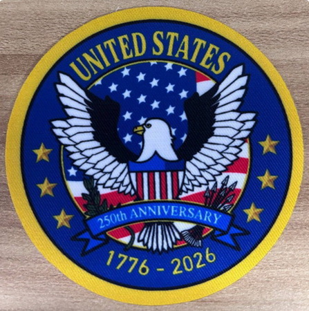 Men Washington Commanders United States 1776 2026 250 Anniversary Patch Biaog