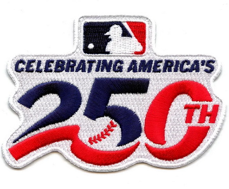 Youth Los Angeles Angels Celebrating America 250th annivesary Patch Biaog